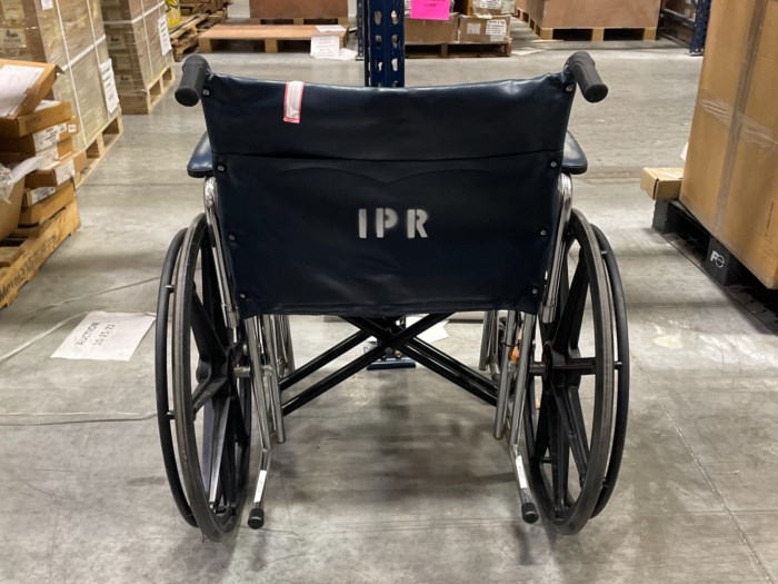 Lot of (2) Medline Wide Hospital Wheelchairs for sale