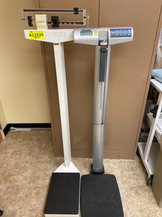 Lot of (2) Patient Scales for sale