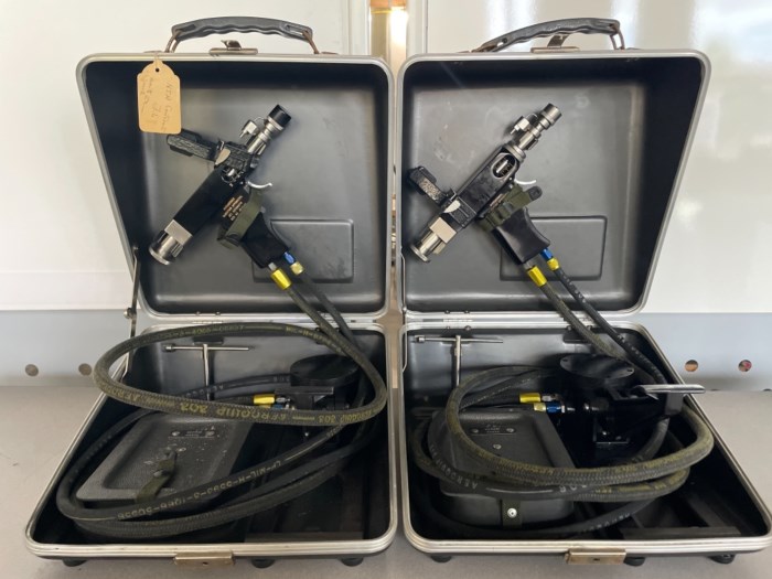 Lot of (2) Scientific Equipment Manufacturing Corp Hypodermic Jet