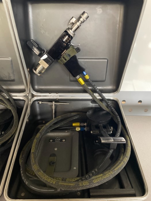 Lot of (2) Scientific Equipment Manufacturing Corp Hypodermic Jet