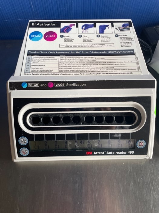 Lot of (3) 3M Attest 490 Auto-Readers Incubators for sale