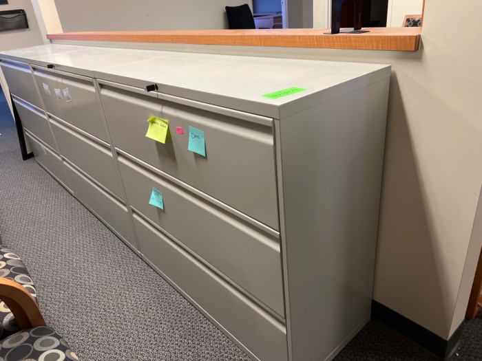 Lot of 3 lateral filing for sale