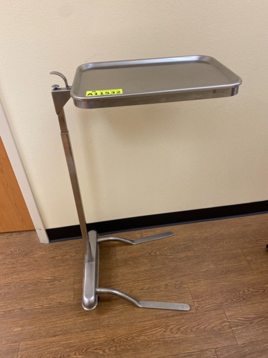 Lot of (3) Medical Instrument Stands for sale
