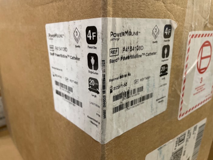 Lot of (3) Pallets of Assorted Disposable Medical Equipment for sale