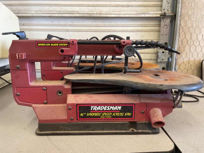 Lot of 3 tradesman 16 variable speed scroll saws for sale