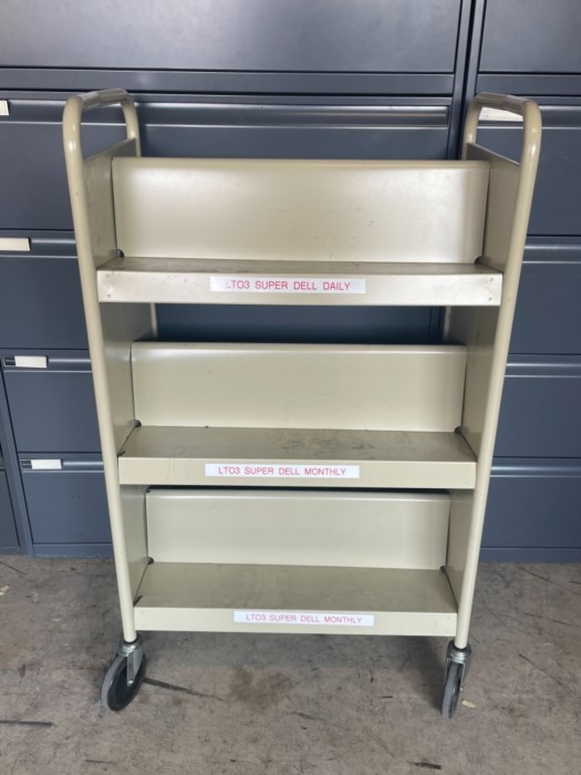 Lot of (5) Library Book Carts for sale