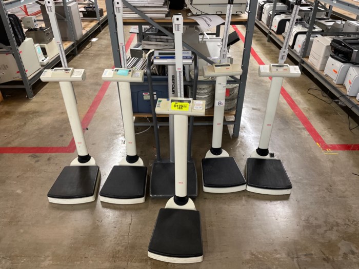 Lot of (6) Medical Scales for sale