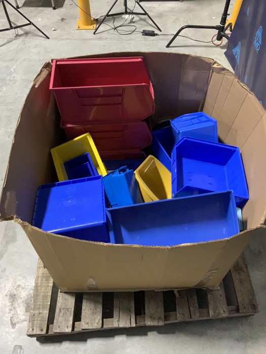 Lot Of AkroMils Storage Bins for sale