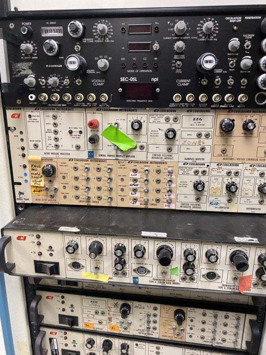 Lot of Analog Equipment on Racks for sale