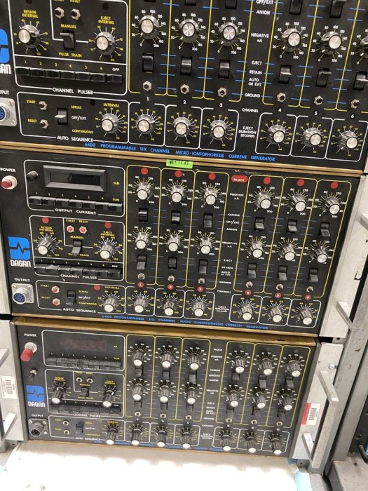 Lot of Analog Equipment on Racks for sale