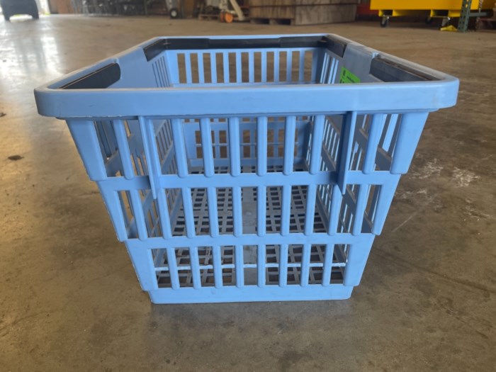 Lot of Approximately (33) Grocery Store Style Shopping Baskets for sale