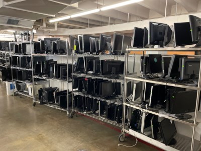 Lot of Approximately (70+) Monitors for sale
