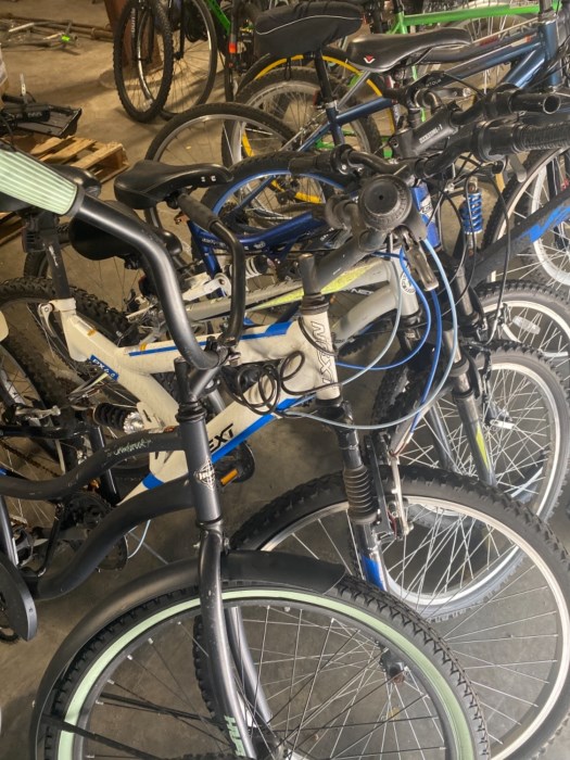 Lot of estimated 15 road bicycles for sale