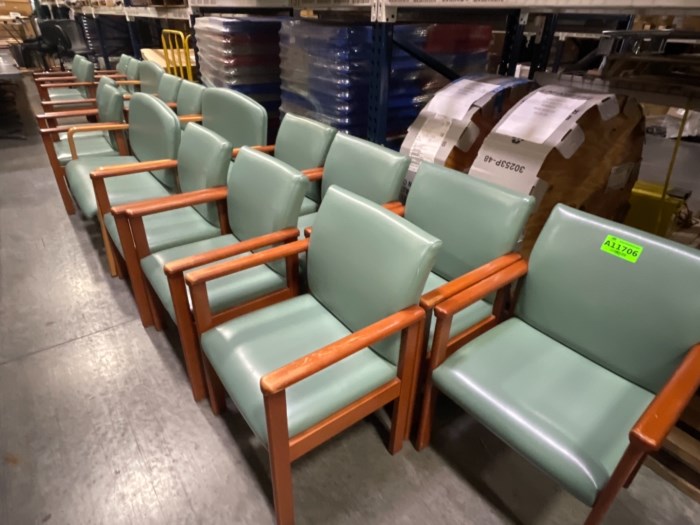 Lot of Matching Lobby/Waiting Room Chairs for sale