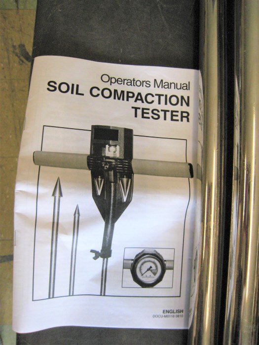 Lot of Soil Probes & Compaction Testers for sale