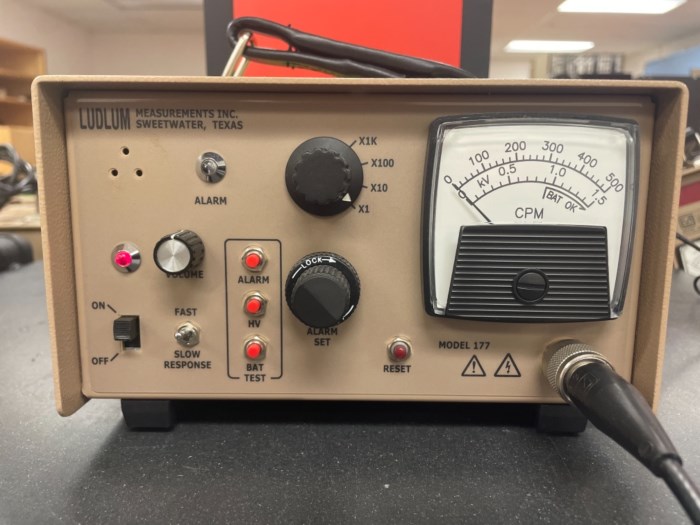 Ludlum Model 177 Bench-top Counter for sale