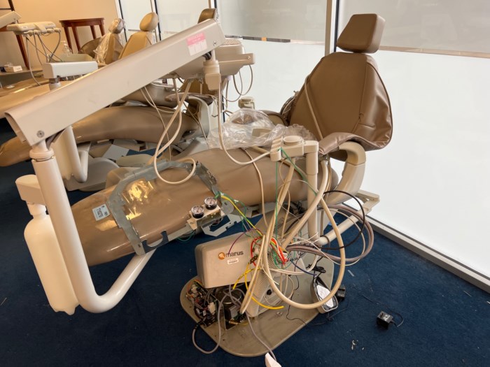 Marus Dental Dental Chair DC1700, just removed from hospital for sale