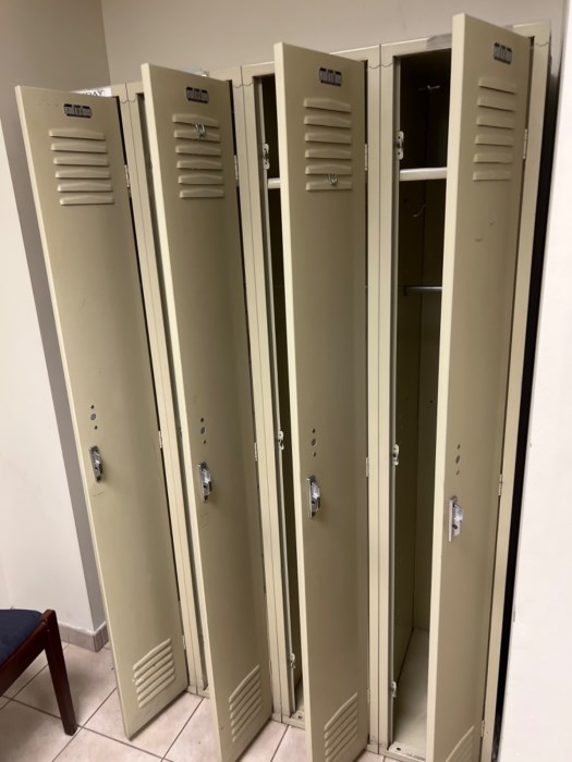 Metal storage lockers (must be deinstalled) for sale
