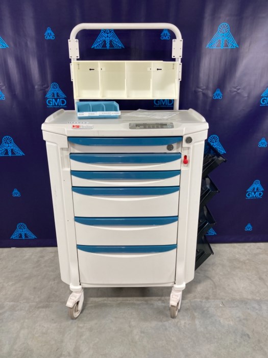 Metro Flexline Antimicrobial Medical Supplies Cart for sale