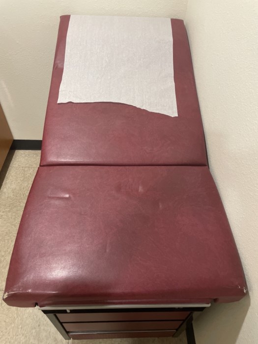 Midmark 100 Exam Table w/ Stirrups for sale