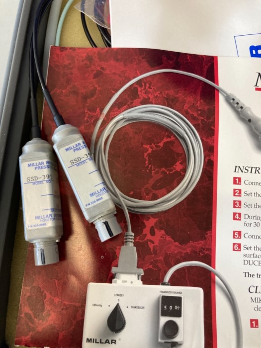 Millar Catheter Pressure Transducer System for sale