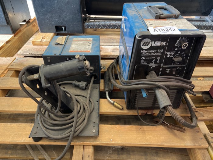 Millermatic 130 ARC Welder w/ Wire Feeder for sale