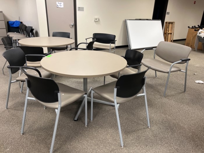 Office chairs/ tables and loveseats combo for sale