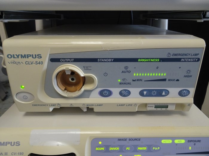 Olympus CV-180 EVIS EXERA II Complete Video Endoscopy Tower System #2 ...