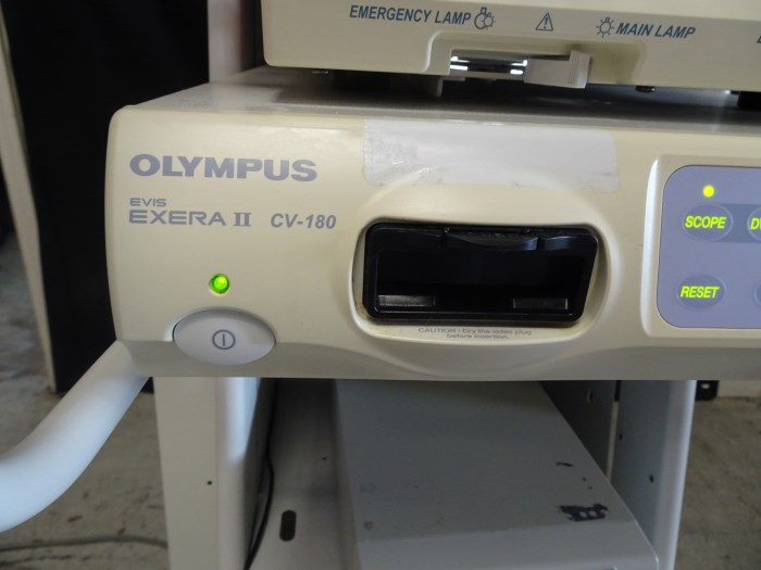 Olympus CV-180 EVIS EXERA II Complete Video Endoscopy Tower System #2 ...