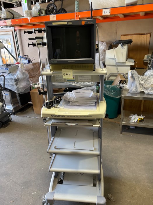 Olympus WMN60 Mobile Workstation and Olympus Trinton OEV143 for sale