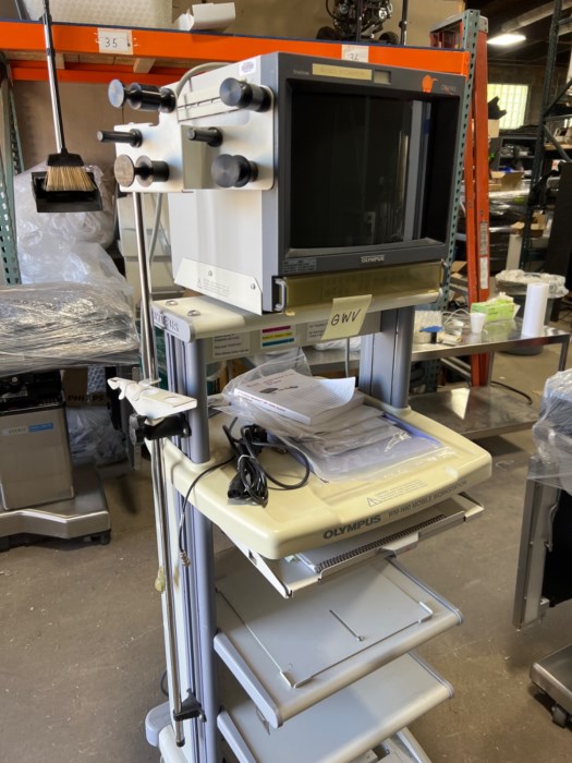 Olympus WMN60 Mobile Workstation and Olympus Trinton OEV143 for sale