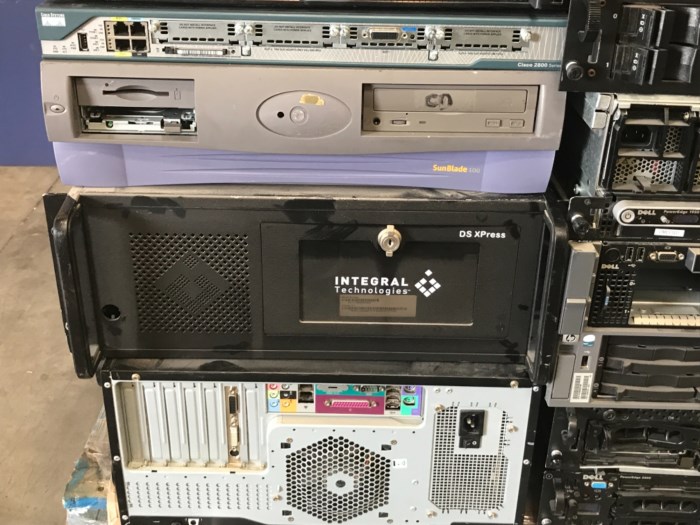 Pallet of Electronic Servers/Processors for sale