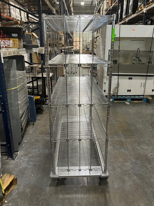 Quantum Storage Systems Shelving Unit (On Casters) for sale