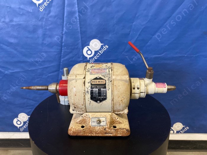 RED WING MODEL 26A DENTAL POLISHING LATHE AC BALL BEARING MOTOR for sale