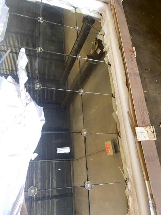 Restoration Hardware Brand New Cafe Mirror 36x72 inch SIL for sale