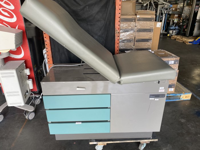 Ritter 104 (Grey Top) Exam Table for sale