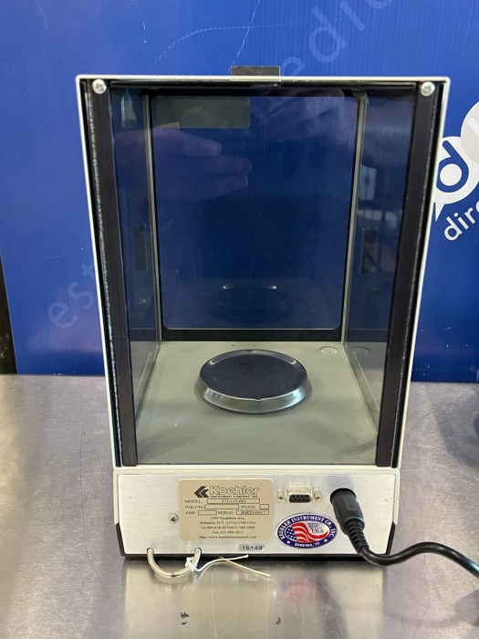 Scientech Koehler Analytical Lab Electronic Balance Scale SA 120 (Lot ...