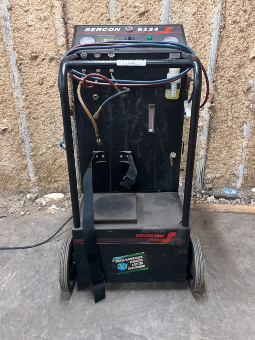 Sercon 8134 AC Recovery Machine for sale