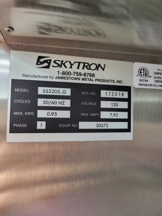 Skytron SS2205J2 Warming for sale
