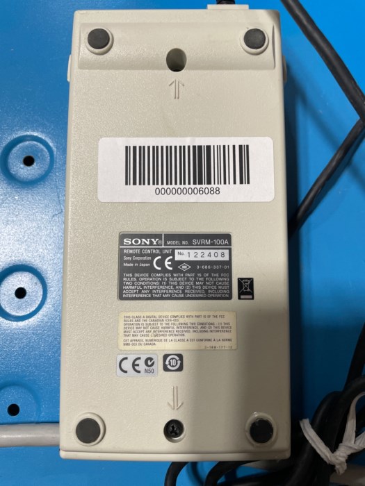 Sony SVRM100A Remote Control Unit for sale