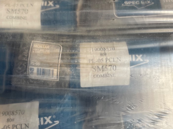 SpecMix Portland Lime & Sand/Color Morton 80Lbs Bag (Lot of 1 Pallet