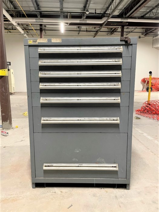 Stanley Vidmar 7Drawer Tool Storage Box for sale