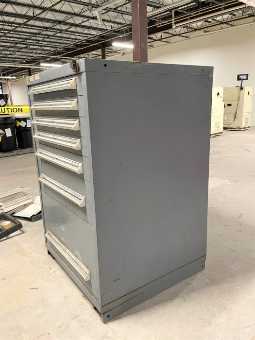 Stanley Vidmar 7Drawer Tool Storage Box for sale