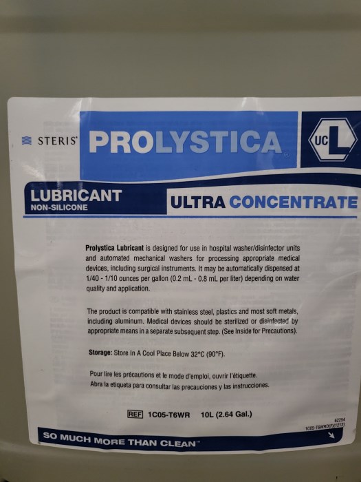 Steris Prolystica Lubricant (Ultra Concentrate)(13) for sale
