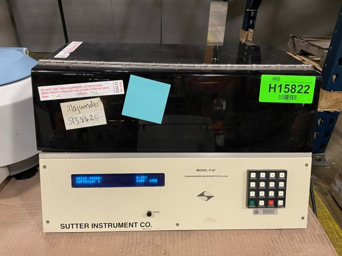 Sutter Instrument Micropipette Puller Model P97 for sale