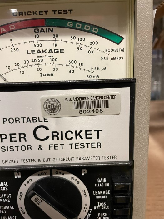 TF46 Portable Super Cricket Transistor & FET Tester for sale