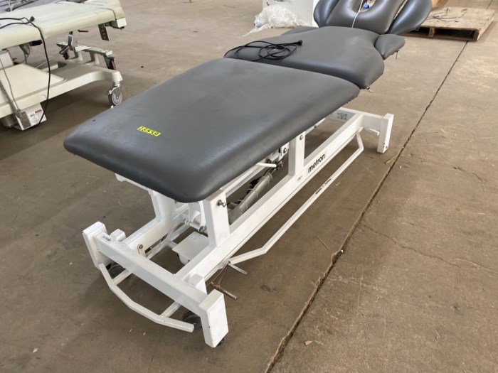 Three section hi love physical therapy table by Metron for sale