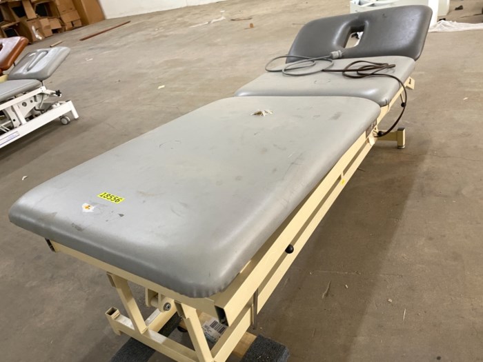 Three section Physical Therapy Hi Lo Treatment Table by adapta for sale