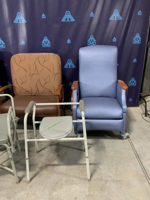 Toilet Booster Seats and Assorted Chairs/Recliners for sale