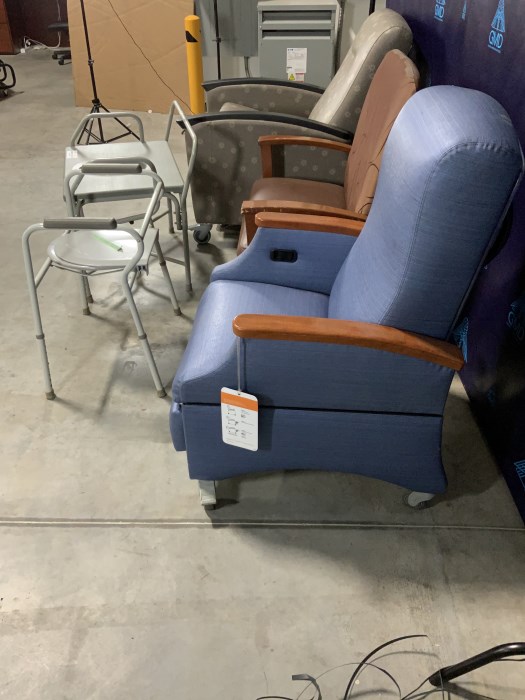 Toilet Booster Seats and Assorted Chairs/Recliners for sale
